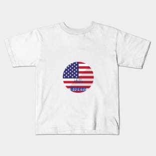 Hellow Biden and flag USA Kids T-Shirt